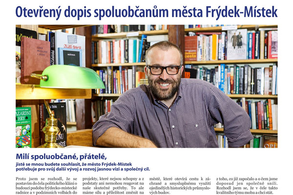 Petr Korč Cena města Frýdku-Místku